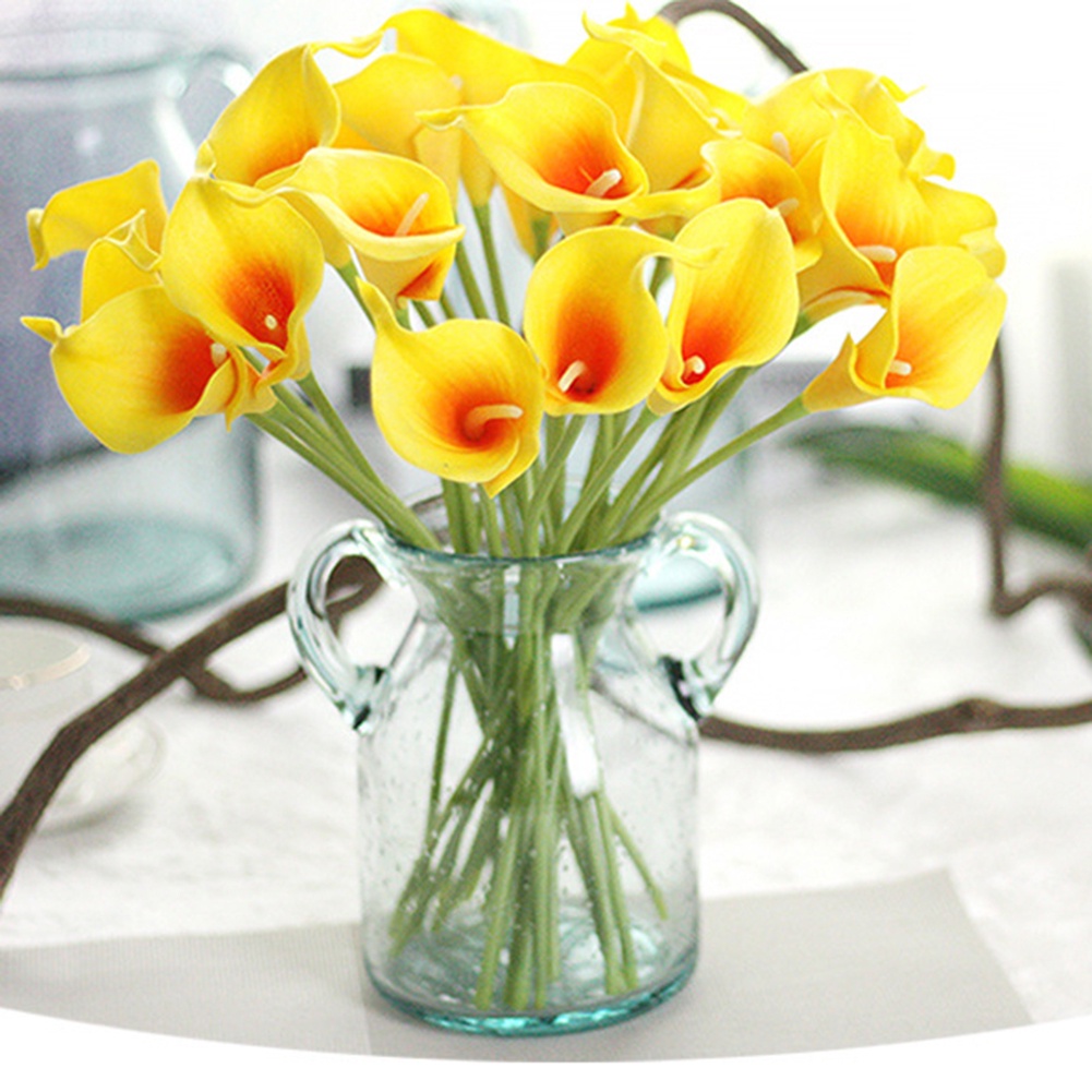 1 Bó Hoa Lily Nhân Tạo Trang Trí Tiệc Cưới