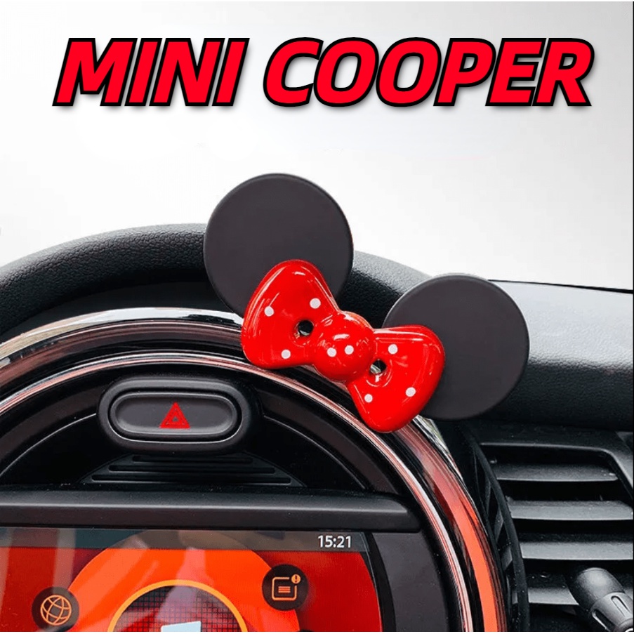 MINI COOPER car dashboard screen Mickey Minnie ornaments COUNTRYMAN JCW CLUBMAN F54 F55 F56 F57 F58 F60 R55 R57 R58 R60 car center control decorations