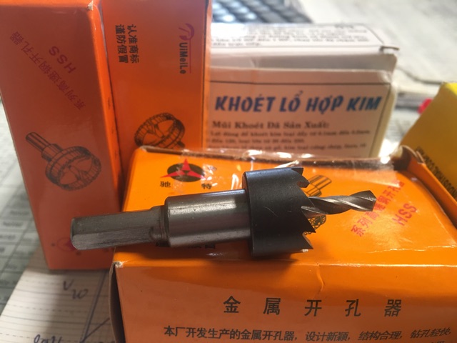 Mũi Khoét Lổ phi16, 17, phi 19, phi 23 HSS