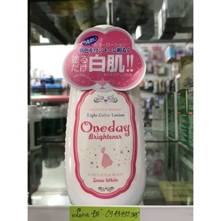 Kem dưỡng trắng da mặt và body one day .