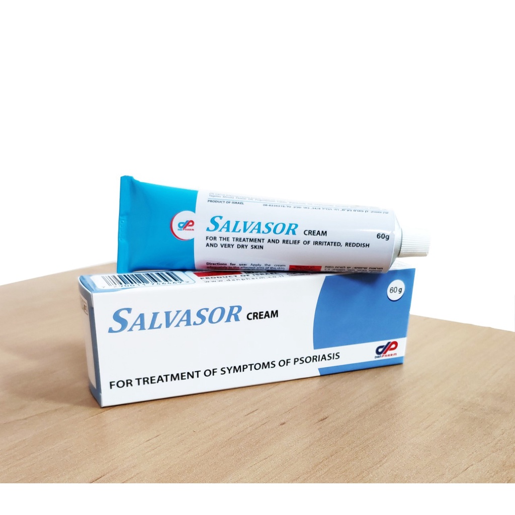 Gel bôi vẩy nến Salvasor Danpharm xuất sứ israel Tube 60g Polipharm