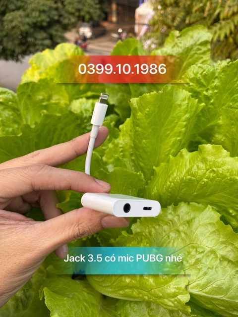 [MIC CỰC NGON] Jack chia 2 cổng 3.5 và lighting có DAC vừa sạc vừa nghe có mic chơi game cực xịn