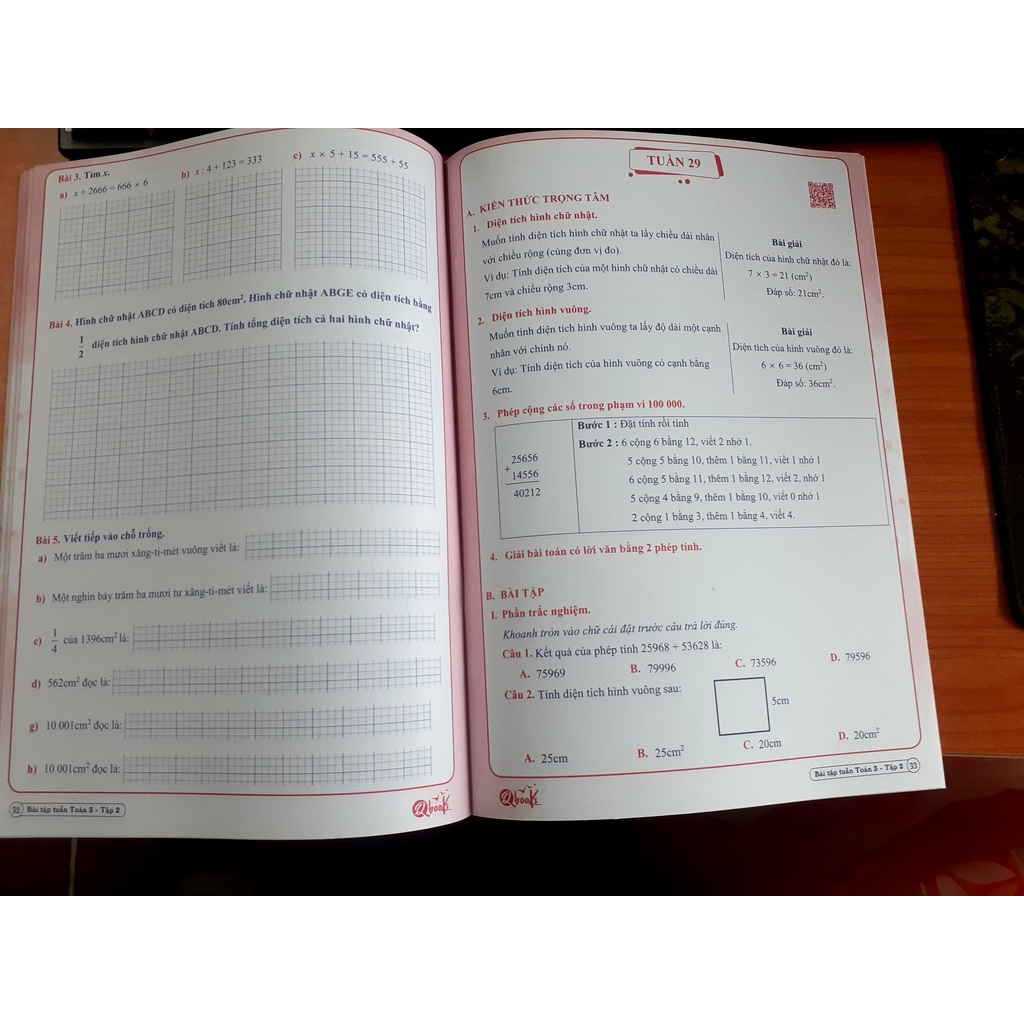 Sách - Bài Tập Tuần Toán 3 - Tập 2