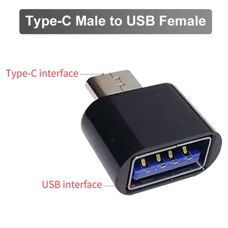 Bộ 5 Đầu Chuyển Đổi Type-C Sang USB OTG Cho Điện Thoại/Máy Tính Bảng Huawei Android