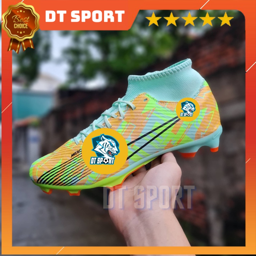 [Tặng Túi Rút Và Tất]Giày Đá Bóng Sân Cỏ Tự Nhiên Mercurial Superfly Vapor 15 FG, Giày Đá Banh Nam