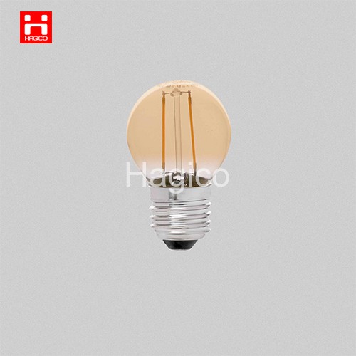 Bóng đèn LED Edison G45 vỏ màu trà hình quả chanh