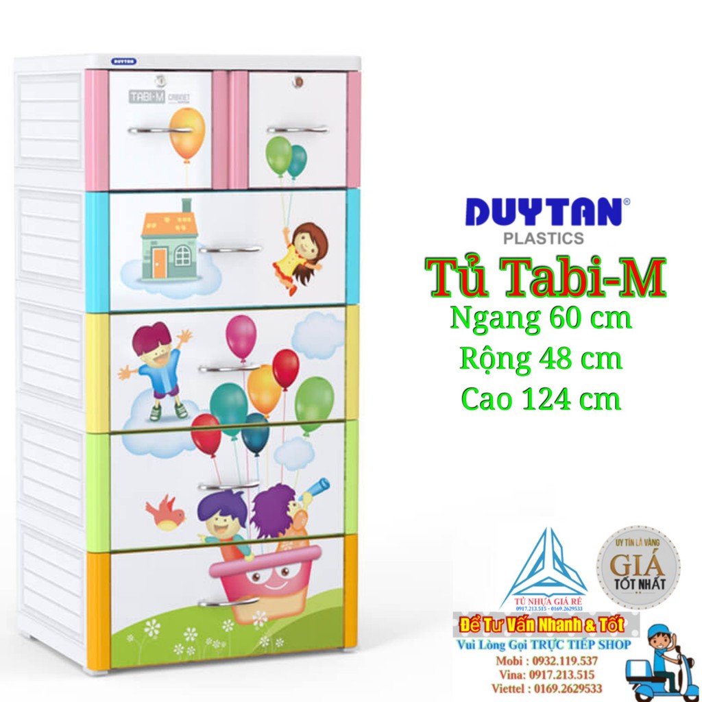 Tủ Nhựa Duy Tân TABI-M - ĐA SẮC