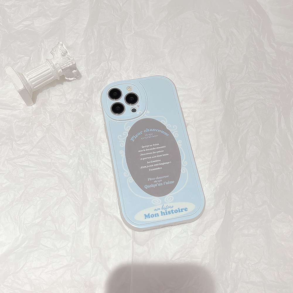 Ốp Điện Thoại Chống Sốc Tích Hợp Gương Trang Điểm Cho iPhone 11 12 13 Pro max mini XS max xr 7 8 se2020 plus