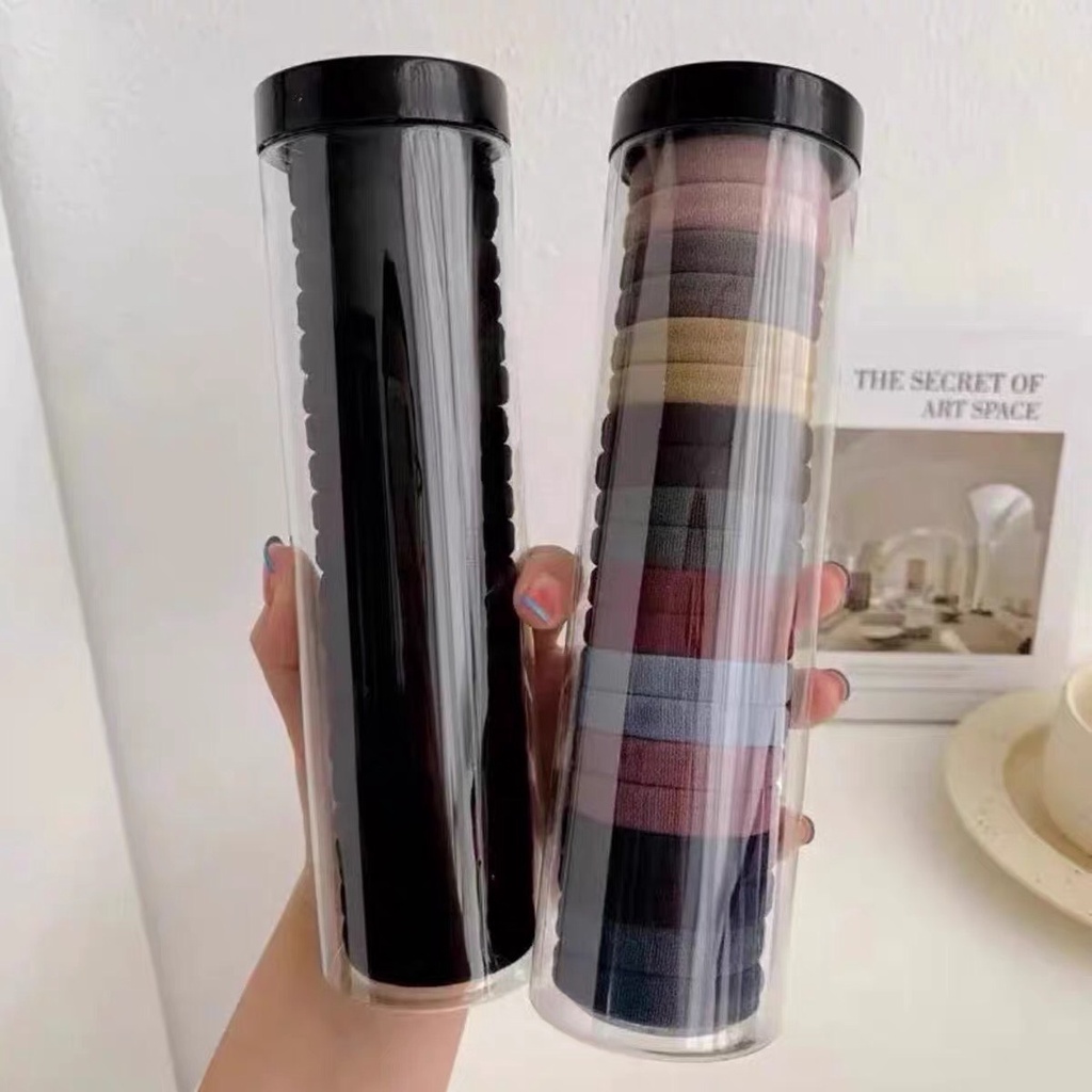 SET 20 Thun Cột Tóc Vải Nhiều Màu Siêu Xinh - DẠNG ỐNG - GIAO MÀU NGẪU NHIÊN