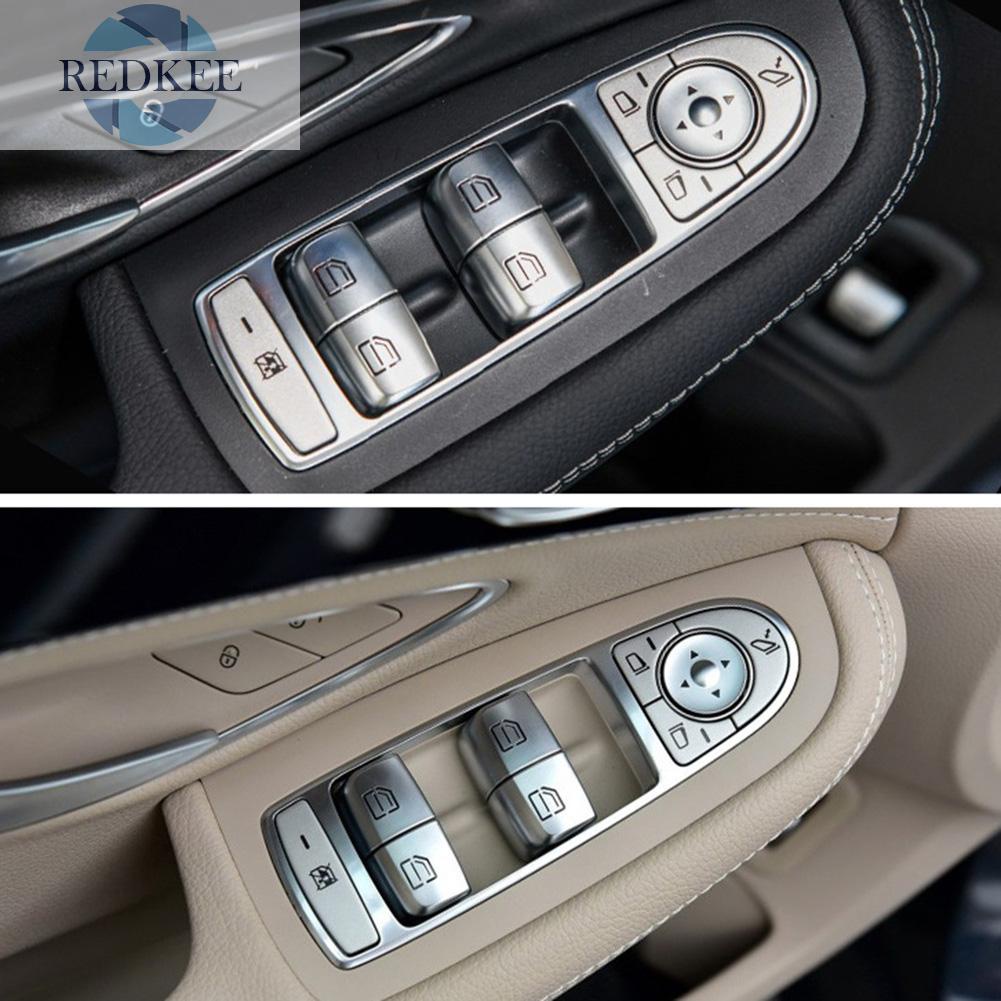 Set 4 Nút Công Tắc Cửa Sổ Xe Hơi Mercedes Benz C Class