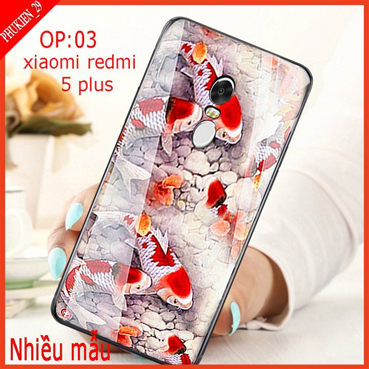 Ốp lưng kính 3D Xiaomi redmi 5 plus, ốp lưng kính 3d sang trọng, ảnh thật shop có cung cấp video ạ taiyoshop6