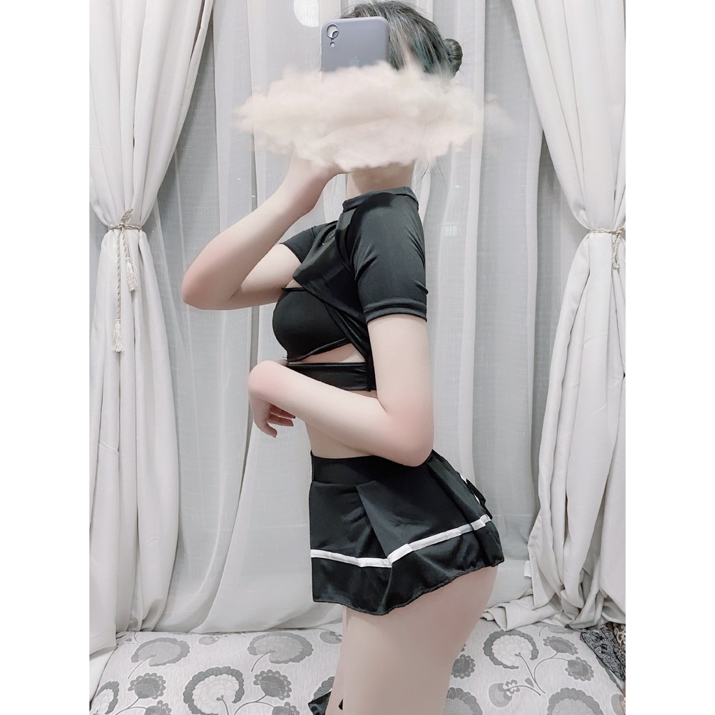 Đồ ngủ cosplay gợi cảm hóa trang cảnh sát police quyến rũ