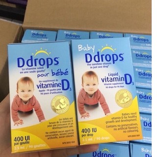 Baby Ddrops-bổ xung vitamin D3 /90giọt/2024
