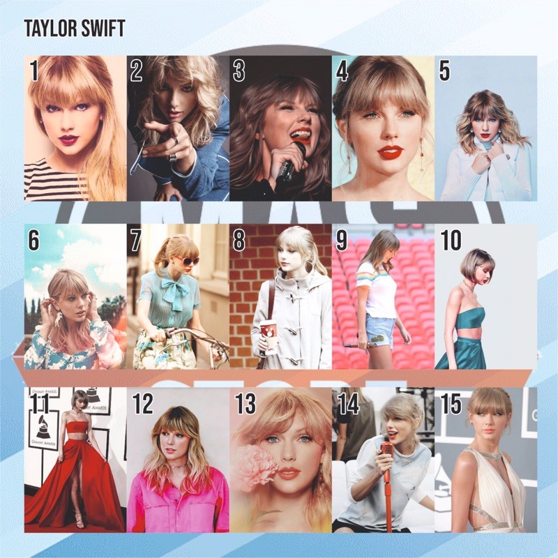 Poster Hình Taylor Swift Khổ A3 A4 A5