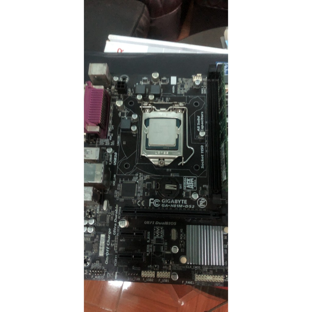 Combo main h81 + g3220 + ram4gb