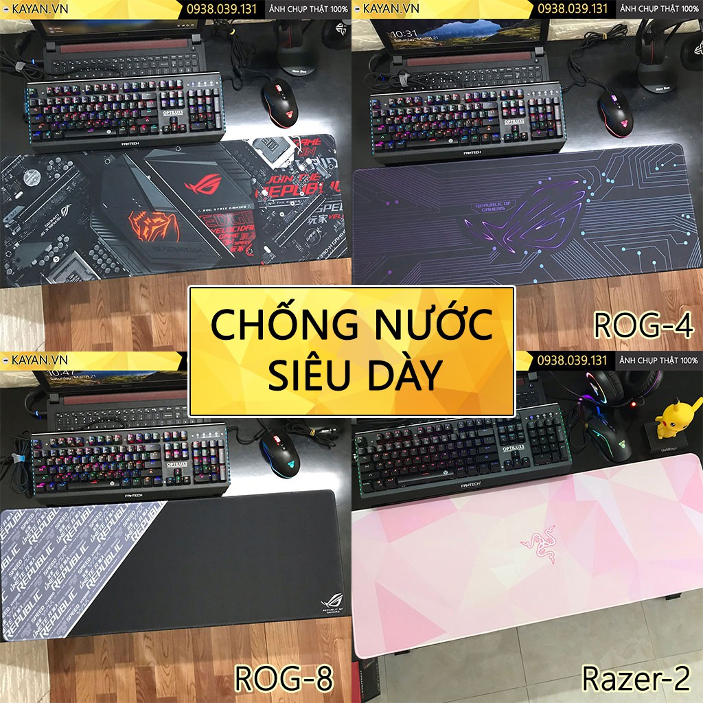 [CHỐNG NƯỚC] Miếng Lót chuột, bàn di chuột gaming cỡ lớn