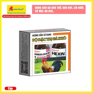 Thú y bộ cặp gà khò gà khè á châu sổ mũi cho gà, vịt