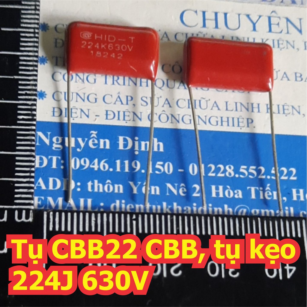 20 CON Tụ CBB22 CBB, tụ kẹo 224J 630V (GIÁ CHO 20 tụ) KDE1749