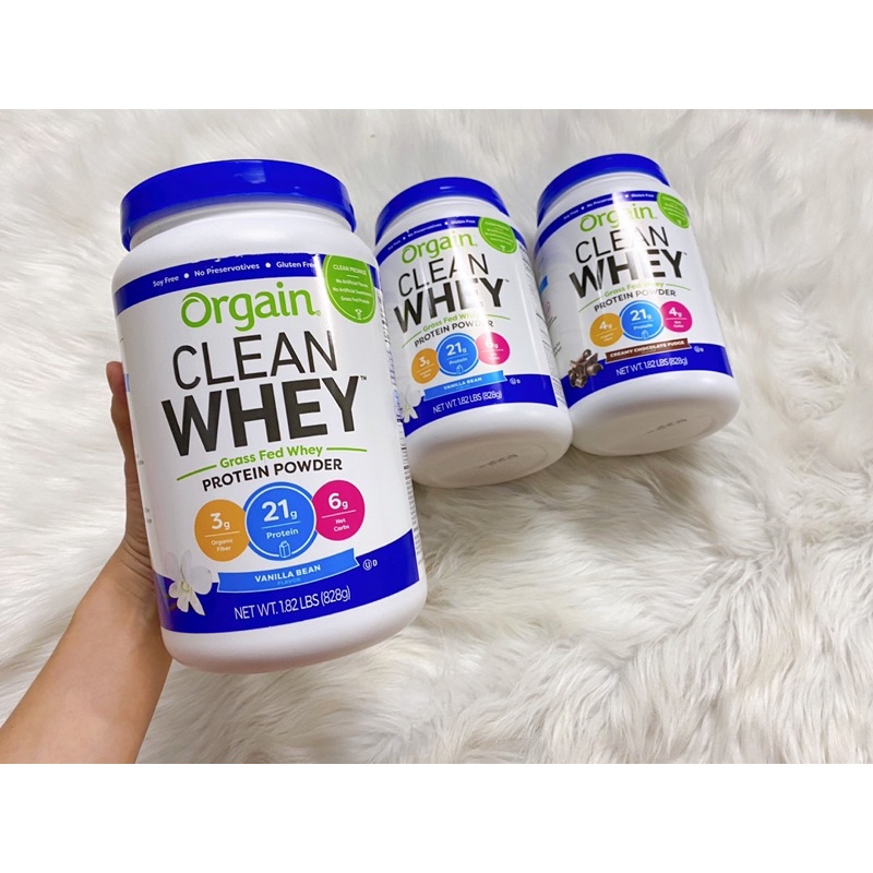 [HÀNG MỸ-SALE 30%] Bột sữa Protein thực vật ORGAIN 828gram.