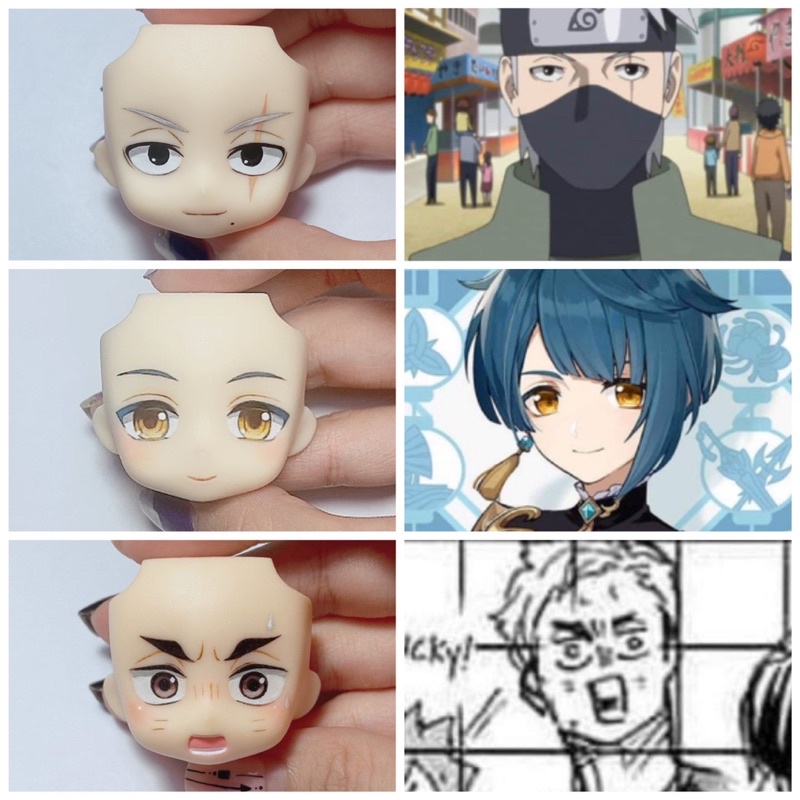 Mặt Bakugo kèm phụ kiện lưỡi