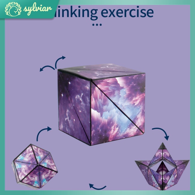 Đồ Chơi Khối Rubik Nam Châm Thay Đổi Hình Học 3d Nhiều Kiểu Dáng Vui Nhộn Cho Trẻ Em