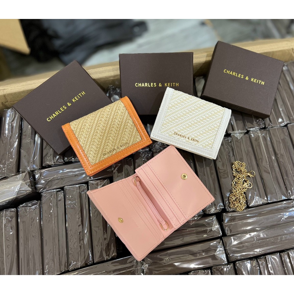 VÍ NỮ full box kèm dây xích fullxbox size 11cm CK6-10680910