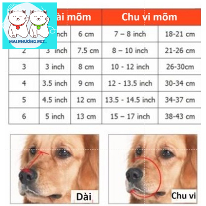 Rọ mõm cho chó - Ro inox chó rọ mõm chó size nhỏ cho chó lớn