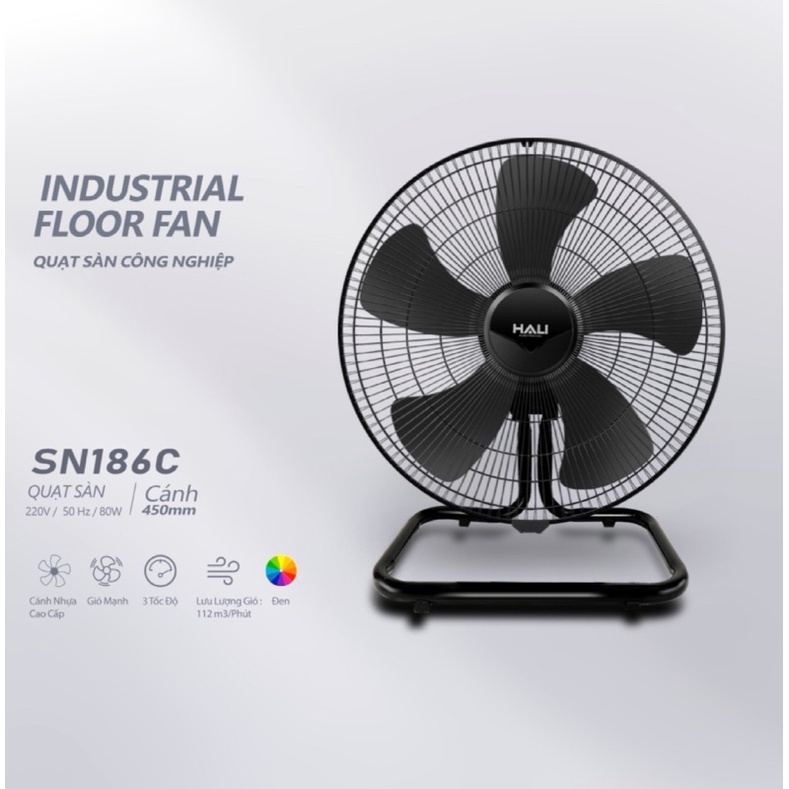 QUẠT SÀN CÔNG NGHIỆP HALI