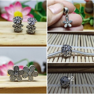 Gaubee charm bạc 925 hoa daisy bạc s925