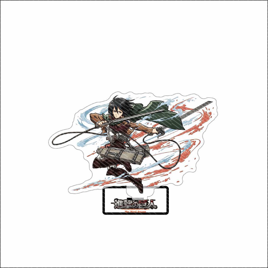 Mô Hình Nhân Vật Levi Mikasa Eren Trong Attack On Titan 16cm Để Bàn Trang Trí Nhà / Văn Phòng