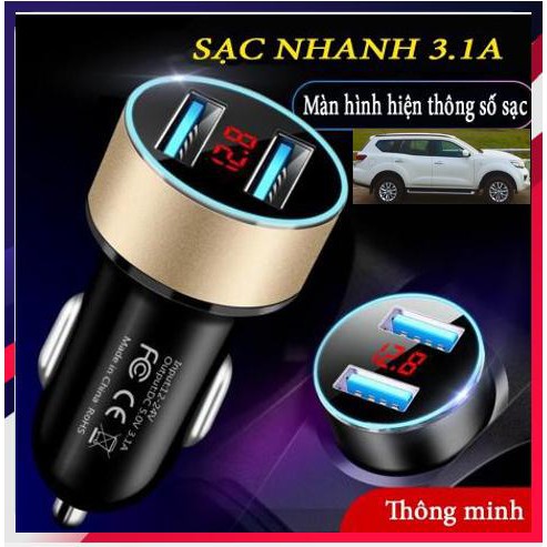 Củ ô tô sạc nhanh Baseus 5.0 45W Cổng USB + TypeC PD Trên Xe Ô Tô👻👻