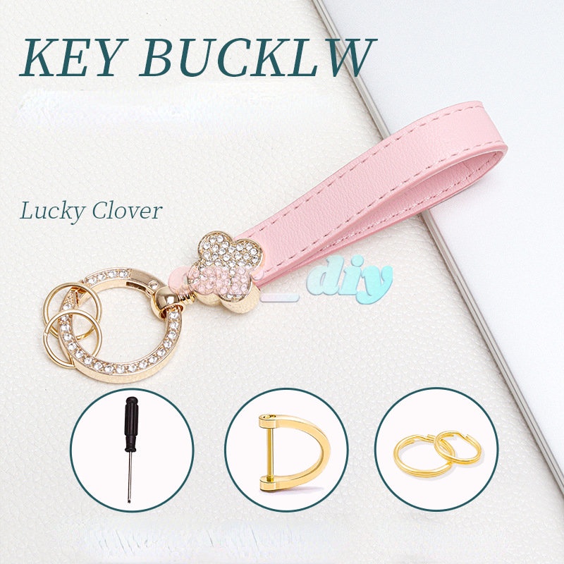 Móc Chìa Khóa Xe Hơi Bằng Da Họa Tiết Hoạt Hình Sáng Tạo