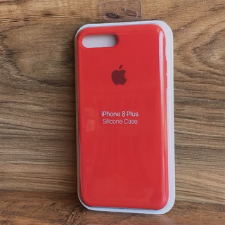 [Màu ĐỎ RED] Ốp lưng silicon iPhone 7Plus/8Plus chống bẩn, kháng bụi