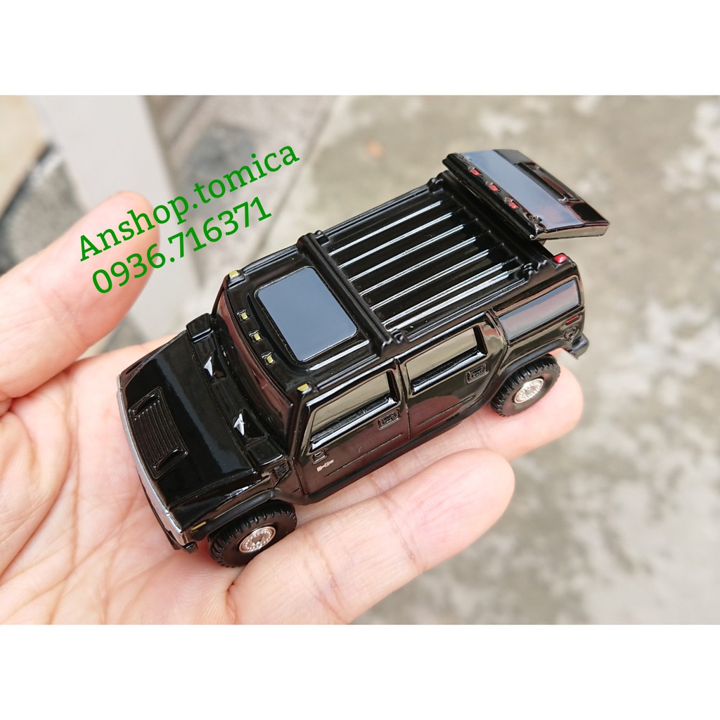 Mô hình xe Hummer No15 mở được cốp sau tomica Nhật Bản