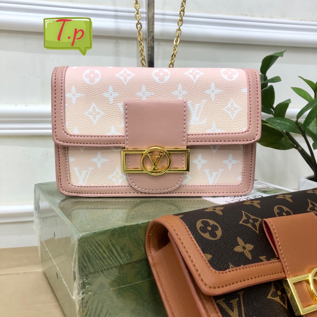 Túi Xách họa tiết monogram sz20  hai màu Cực Xinh [ Shop Trần Phương Store ]