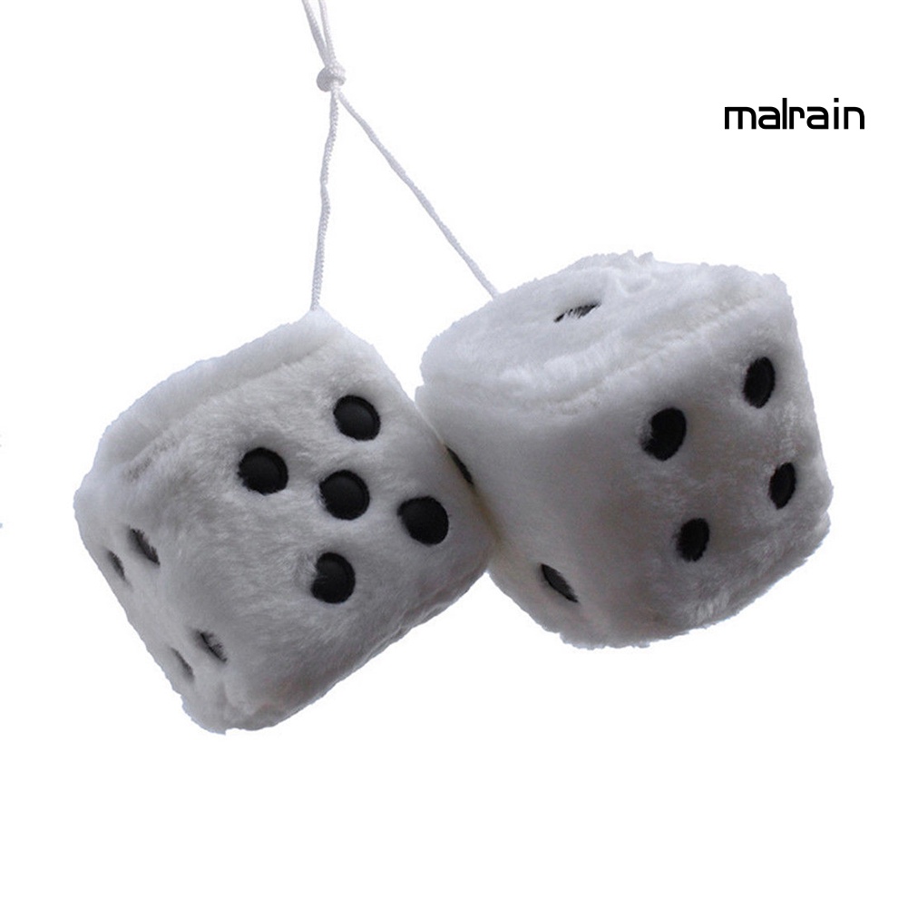 Xúc Xắc Nhồi Bông Mềm Mại Treo Trang Trí Xe Hơi