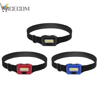 NI✿3 Modes Waterproof COB LED Flashlight Outdoors Headlight Headlamp Torch