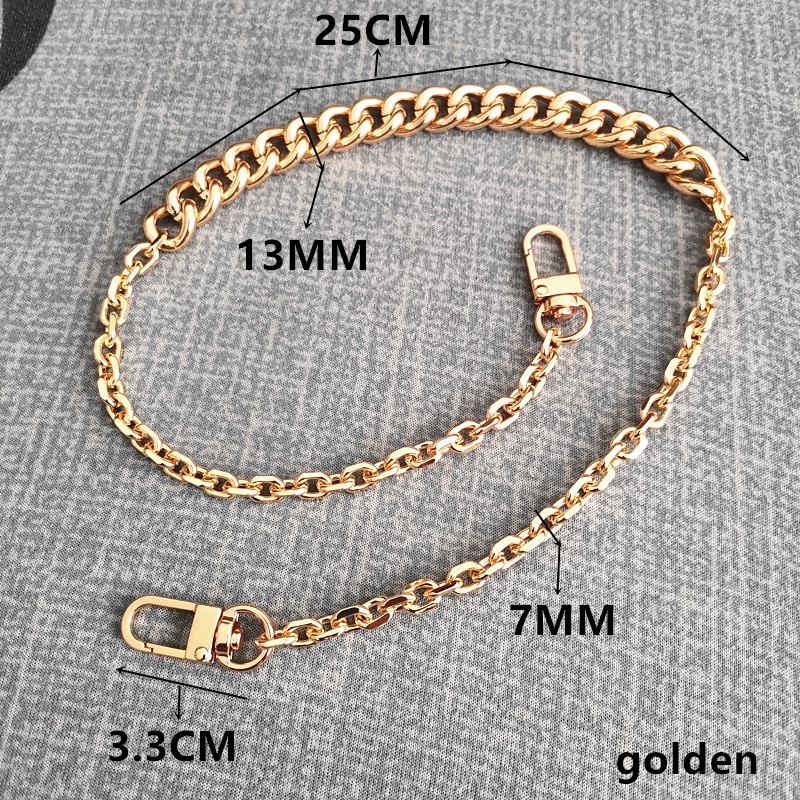 Dây Xích Kim Loại Thay Thế Cho Túi Xách Đeo Vai / Đeo Chéo Hình Chữ O Dễ Phối Đồ DIY