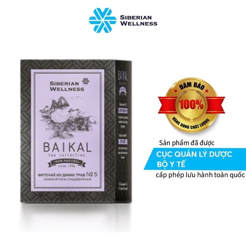 [Trà tiêu hoá N5] trà thảo mộc Baikal tea collection Herbal tea N5 của siberian