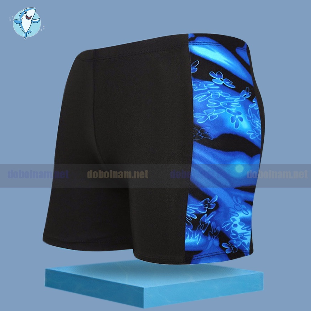 Quần bơi nam short họa tiết OCEAN vải dày co giãn 4 chiều thoải mái hoạt động | BigBuy360 - bigbuy360.vn