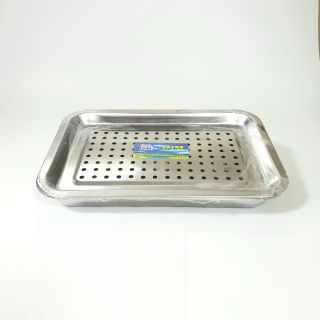 Khay úp lý inox- khay inox hình chữ nhật