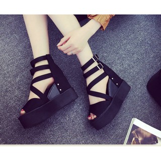 Sandal đế xuồng cá tính nữ 040SDC2