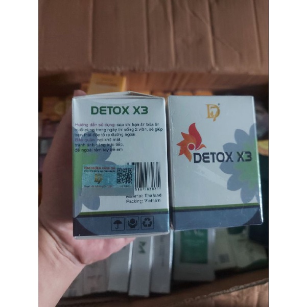Giảm cân Detox X3 giảm mỡ bụng cấp tốc hiệu quả chính hãng