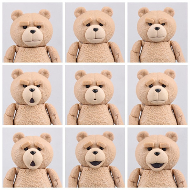 Mô Hình Đồ Chơi Gấu Teddy Bằng PVC Kèm Hộp Chính Hãng