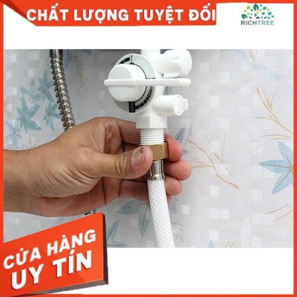 [FREE SHIP] Dây cấp nước máy giặt lồng ngang lồng đứng LOẠI 1,5m (Trắng)