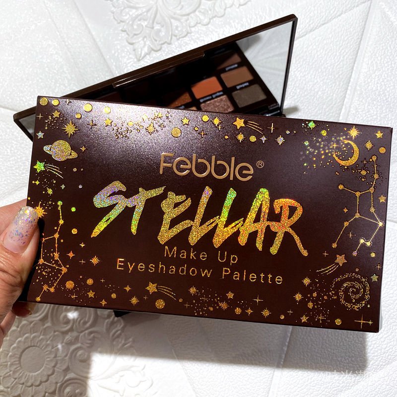 (Hàng Mới Về) Bảng Phấn Mắt Febble 18 Màu Sắc Hiệu Ứng Lì / Ánh Nhũ Kết Hợp Thời Trang | BigBuy360 - bigbuy360.vn