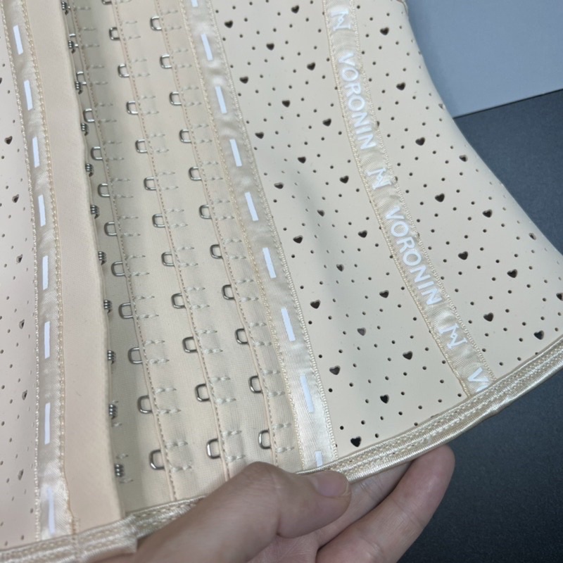 Đai nịt bụng latex VORONIN che mỡ lưng TẶNG LÓT + TẶNG NỚI+ TẶNG THƯỚC )