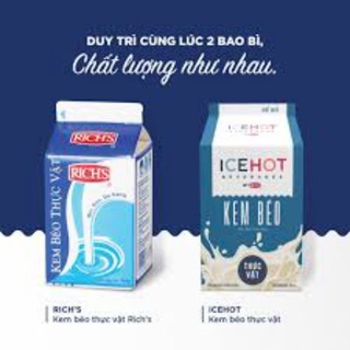 Kem béo thực vật Rich 454g