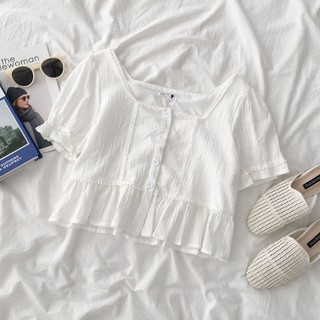 [order] ÁO KIỂU CROPTOP CỔ VUÔNG