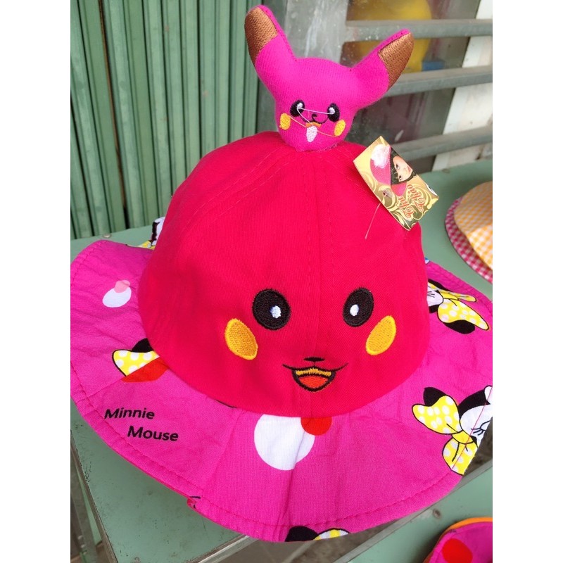 Mũ vành pikachu cho bé gái 0-2 tuổi